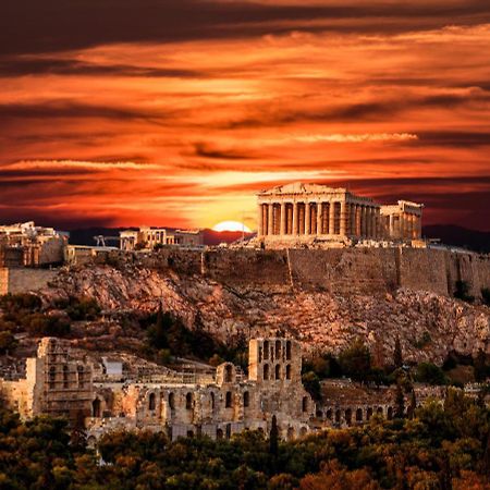 A.P. Acropolis View Apartments Aten Exteriör bild