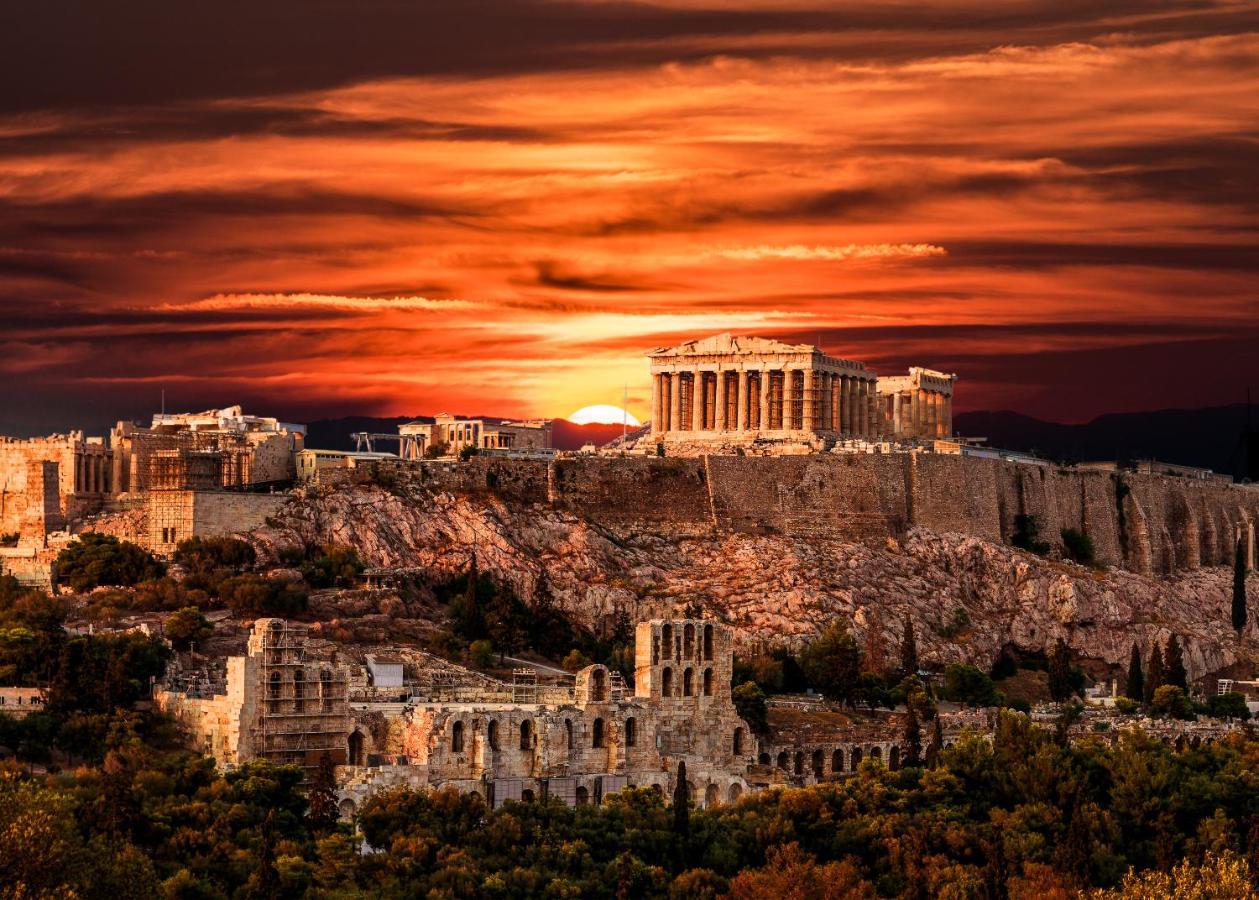 A.P. Acropolis View Apartments Aten Exteriör bild